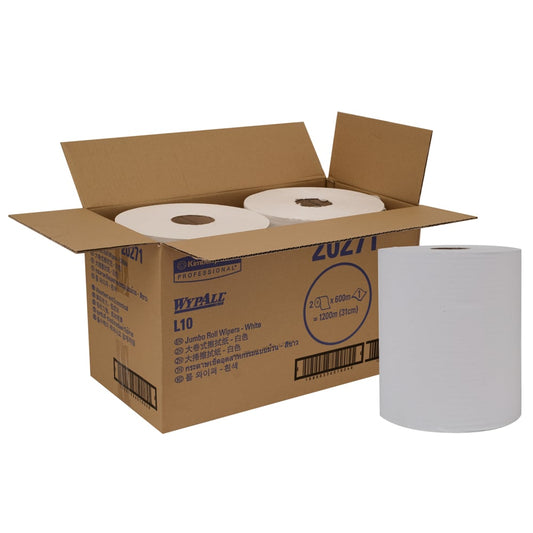 Wypall 20271 L10 Industrial Roll Tissue 1-ply 31.5cm x 600m