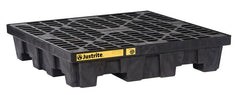 Justrite 28635 Spill Control Pallet 4-Drum Black