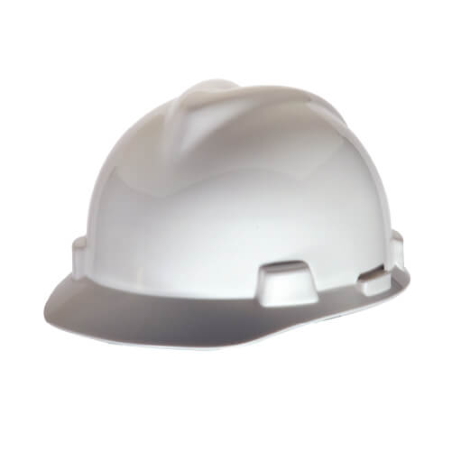 MSA V-Gard Fas-Trac Slotted Helmet