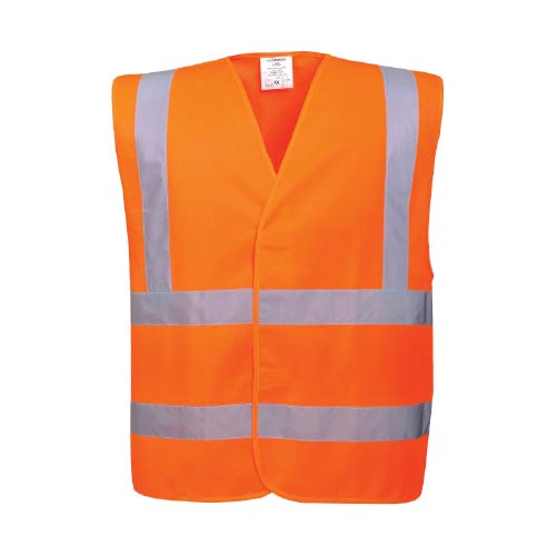 Hi-Vis Two Band & Brace Vest C470 Orange