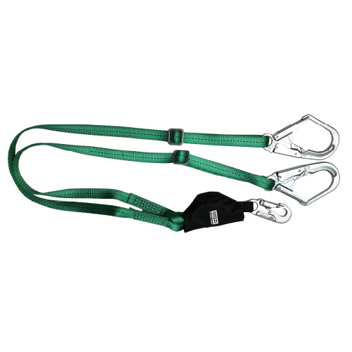 MSA 10208062 Energy-Absorbing Webbing Twin Lanyard