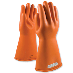 Novax Electrician Rubber Gloves Class 2 Orange