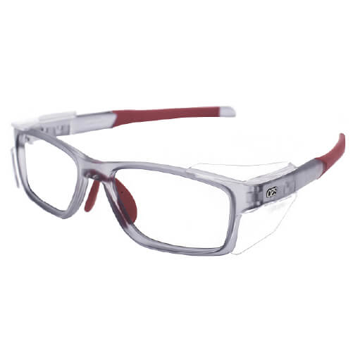 OZS Warrior 202 Safety Frame Smoke Grey/Red S54