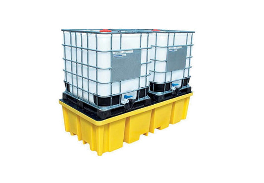 Romold TSSBB2FW Double IBC Spill Containment Pallet, 1150L