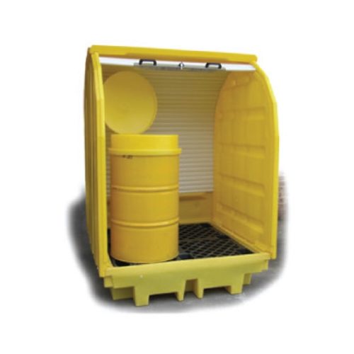 Romold TSSBP4RT 4-D Roll-top Spill Pallet, 410L