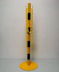 Barricade Pole Color - Black/Yellow